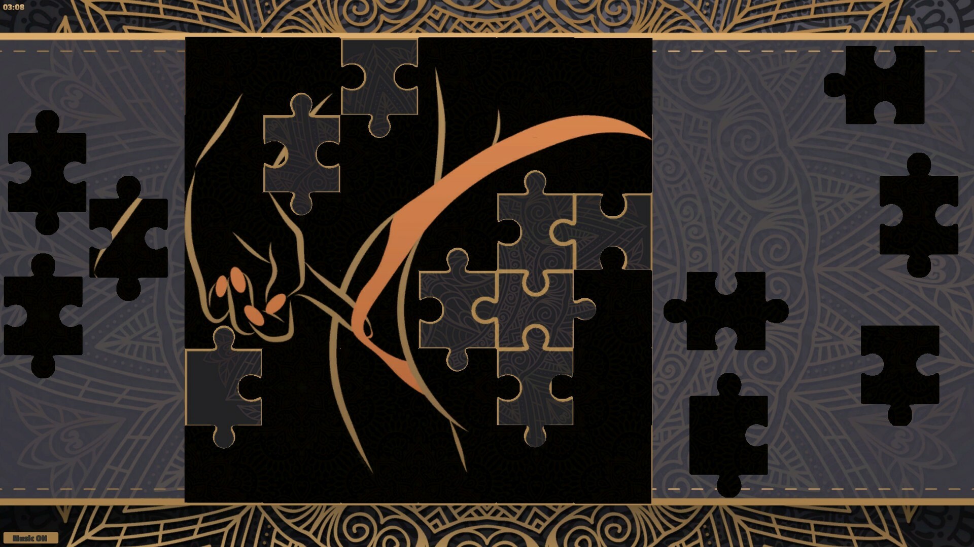 LineArt Jigsaw Puzzle - Erotica 2