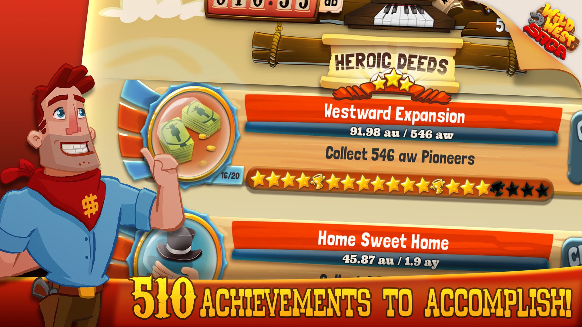 Wild West Saga: Idle Tycoon