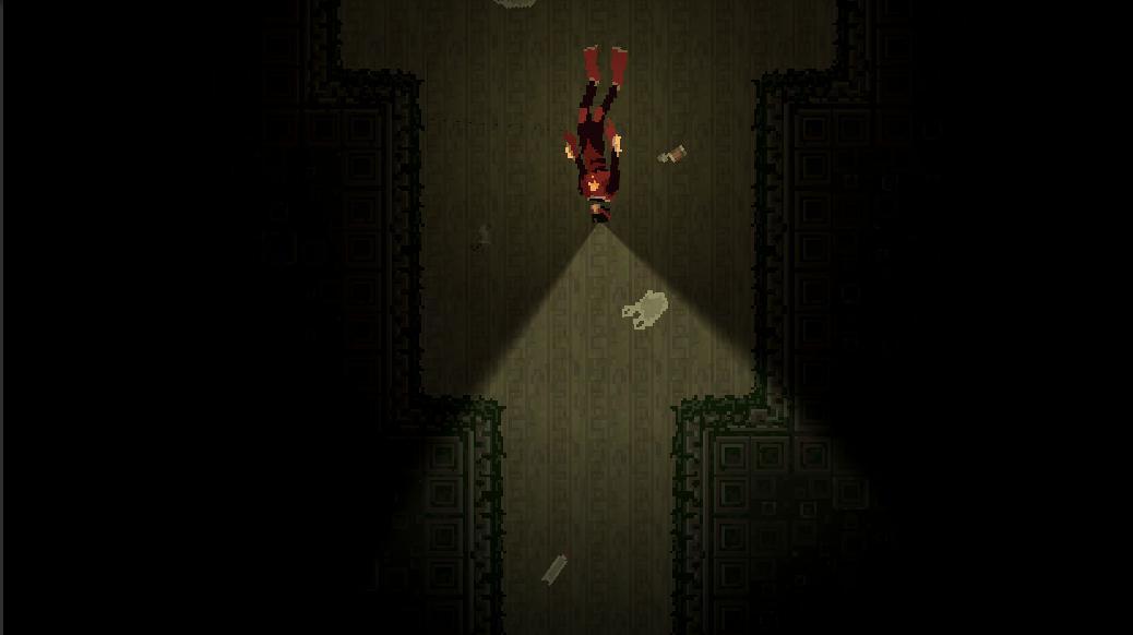 Under the murky water