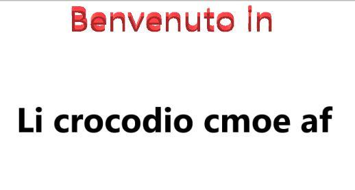 Li crocodio cmoe af (Goose)