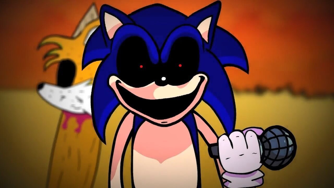 Sonic exe fnf картинки