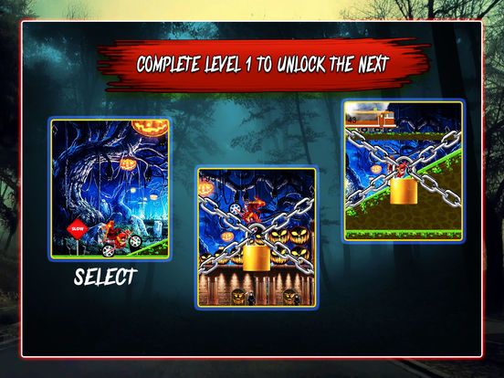 Moto X Stunt Bike Racing Halloween Hill Climb