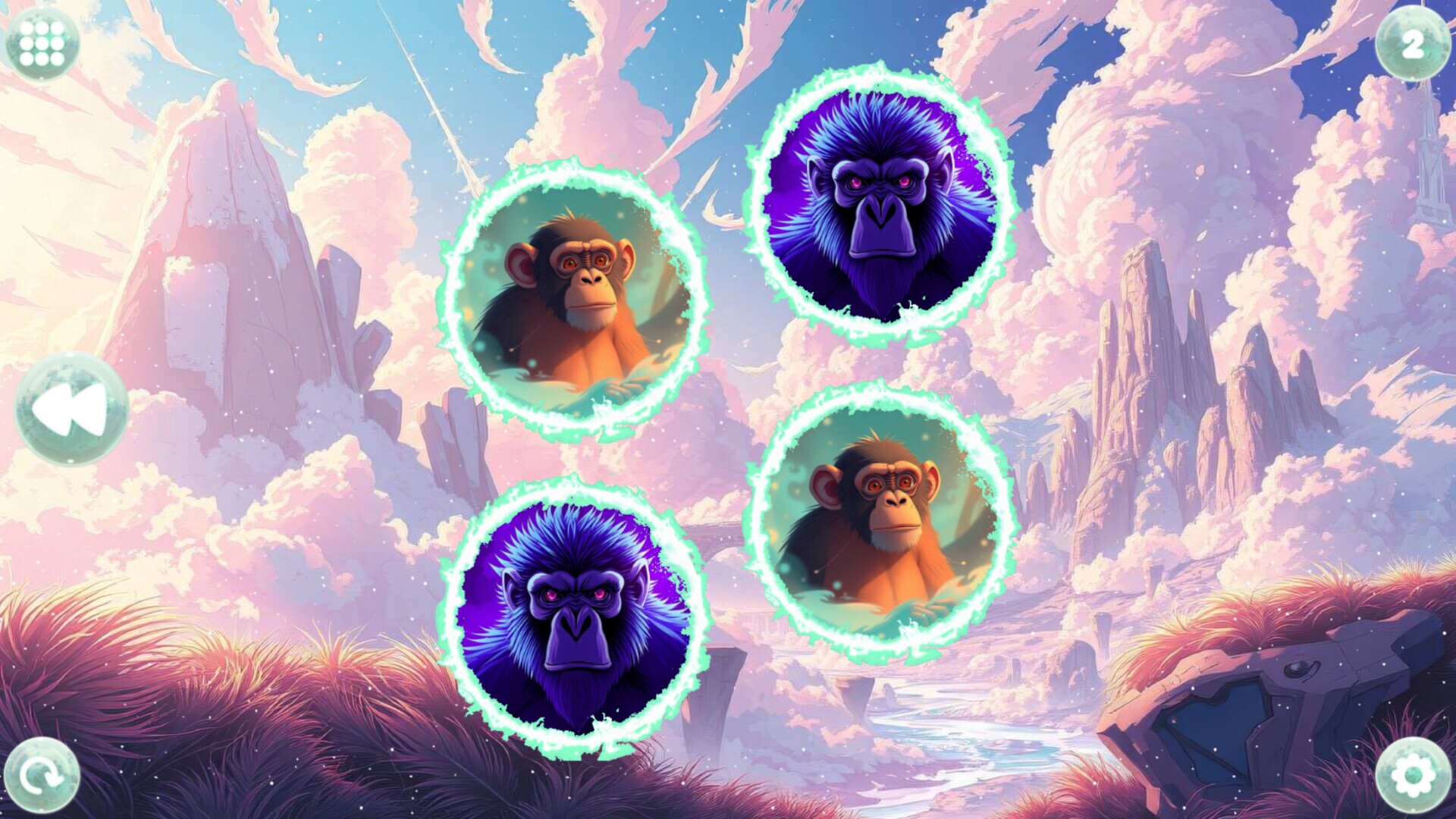 Anime Dream Match: Primates gameplay visual