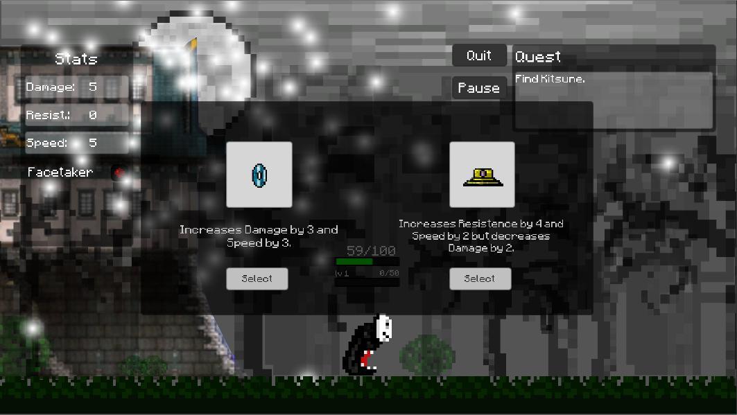 Journeys of No Face - Short Mystic RPG