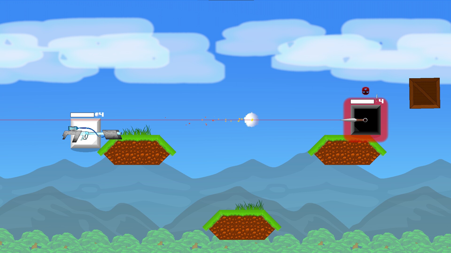 Cube1 vs Cube2 gameplay visual