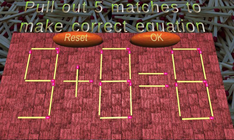 Simple Math 3D Games 2021: Matches Puzzles