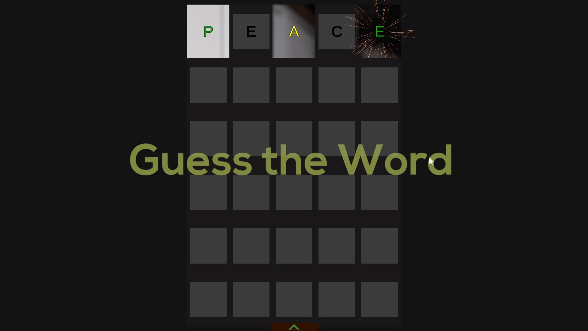 pWordle screenshot