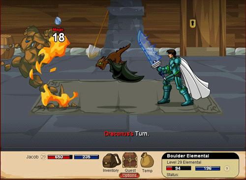 DragonFable screenshot