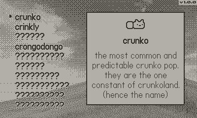 Crunky for the Panic Playdate