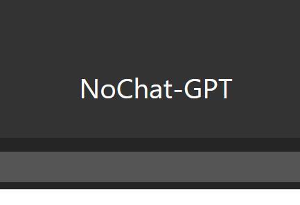 NoChat-GPT