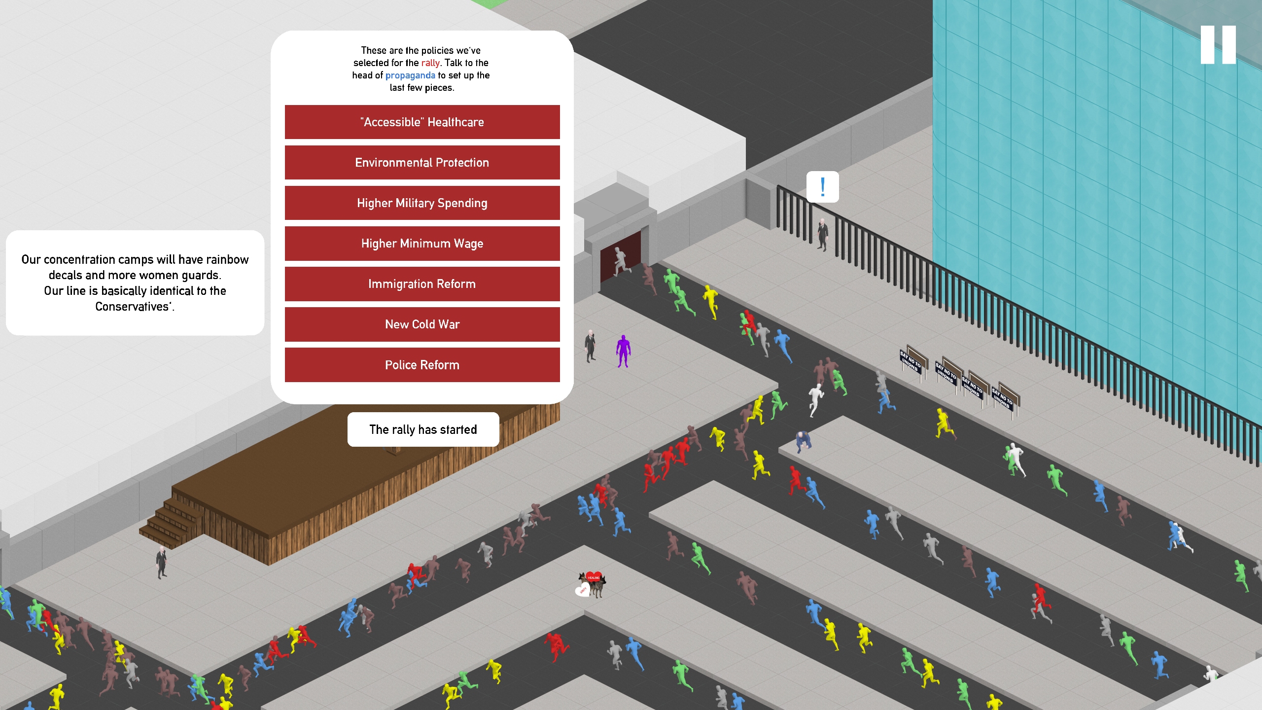 Rally. Rally? Rally!