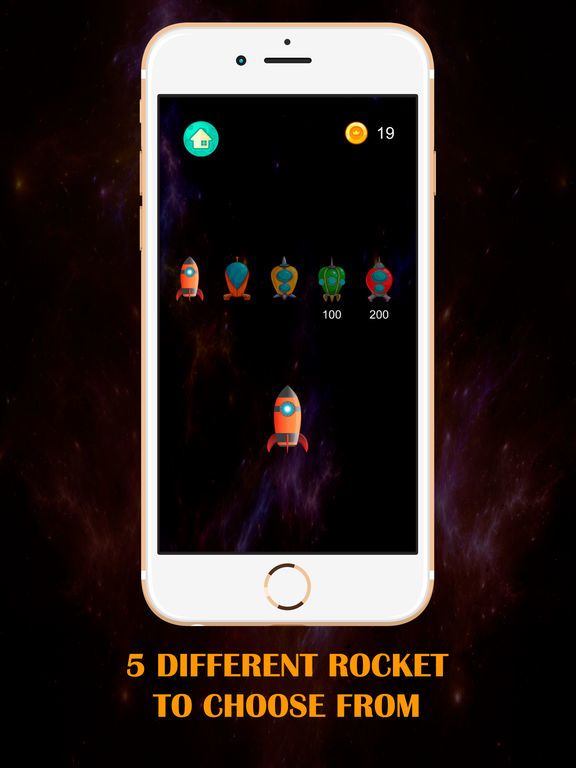 Apollo 13 - Space Orbit. Rocket Grand Voyage