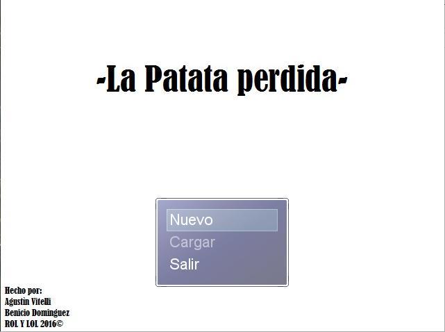 La patata perdida/ The lost potato