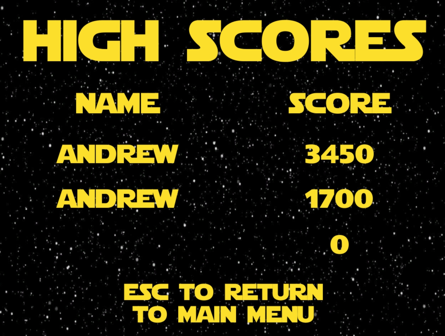 Star Wars Pinball (itch)