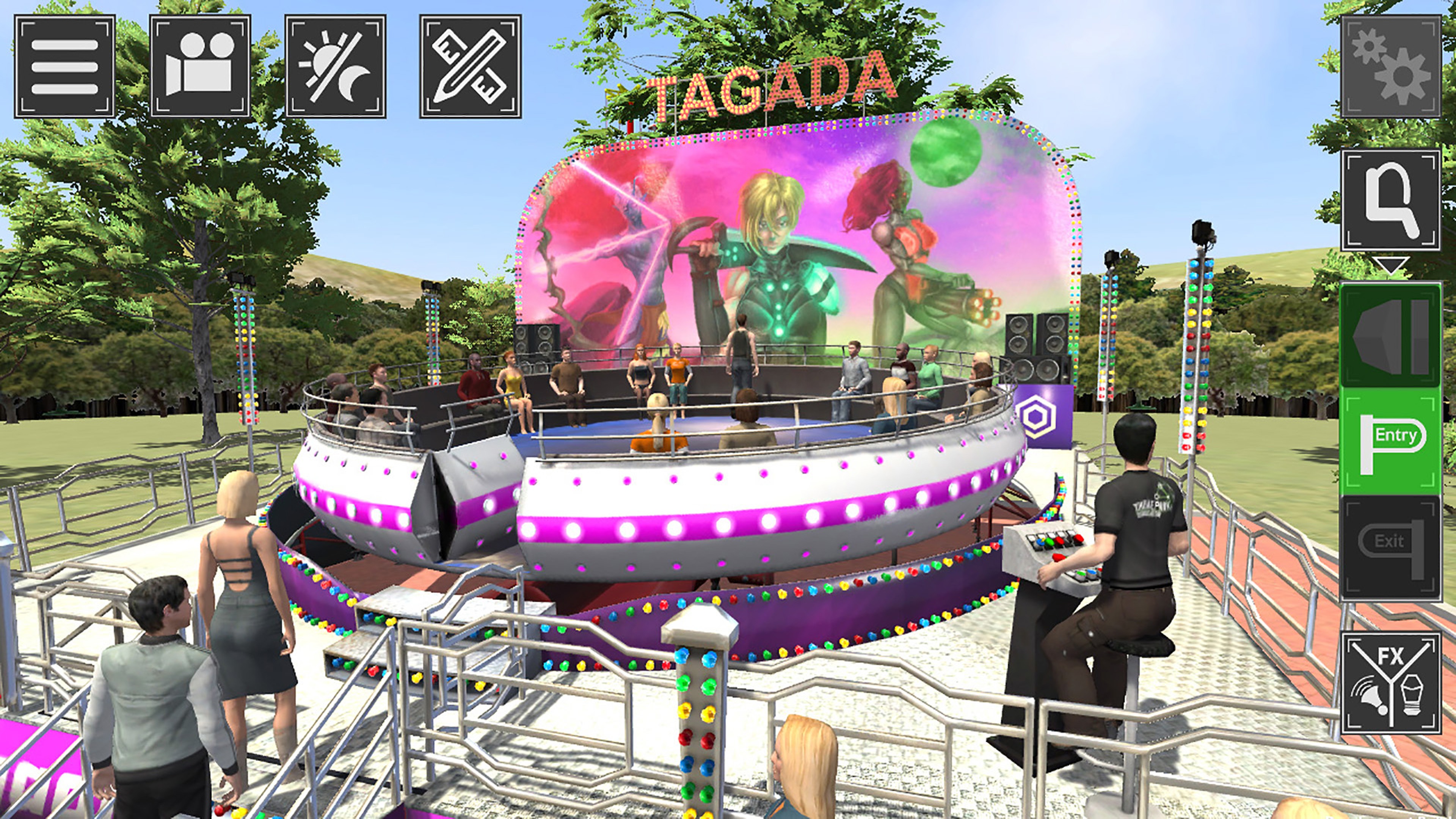 Theme Park Simulator: Rollercoaster Paradise