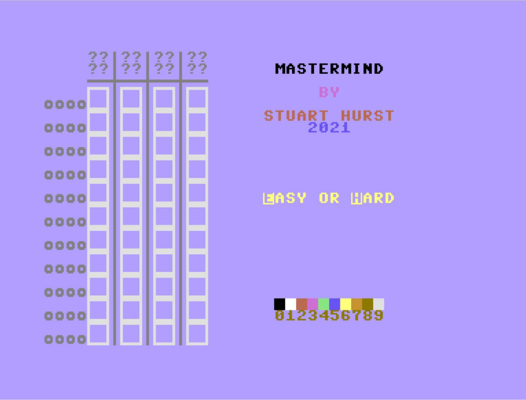 Mastermind (from the 1980's)