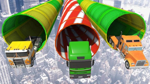 Mega Ramp Transform Racing: Transformer Games