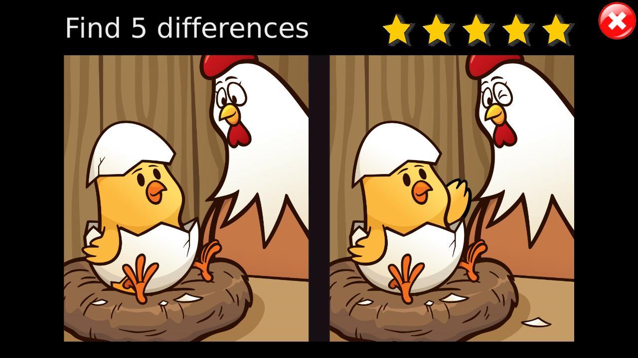 Find 5 Differences for kids FREE