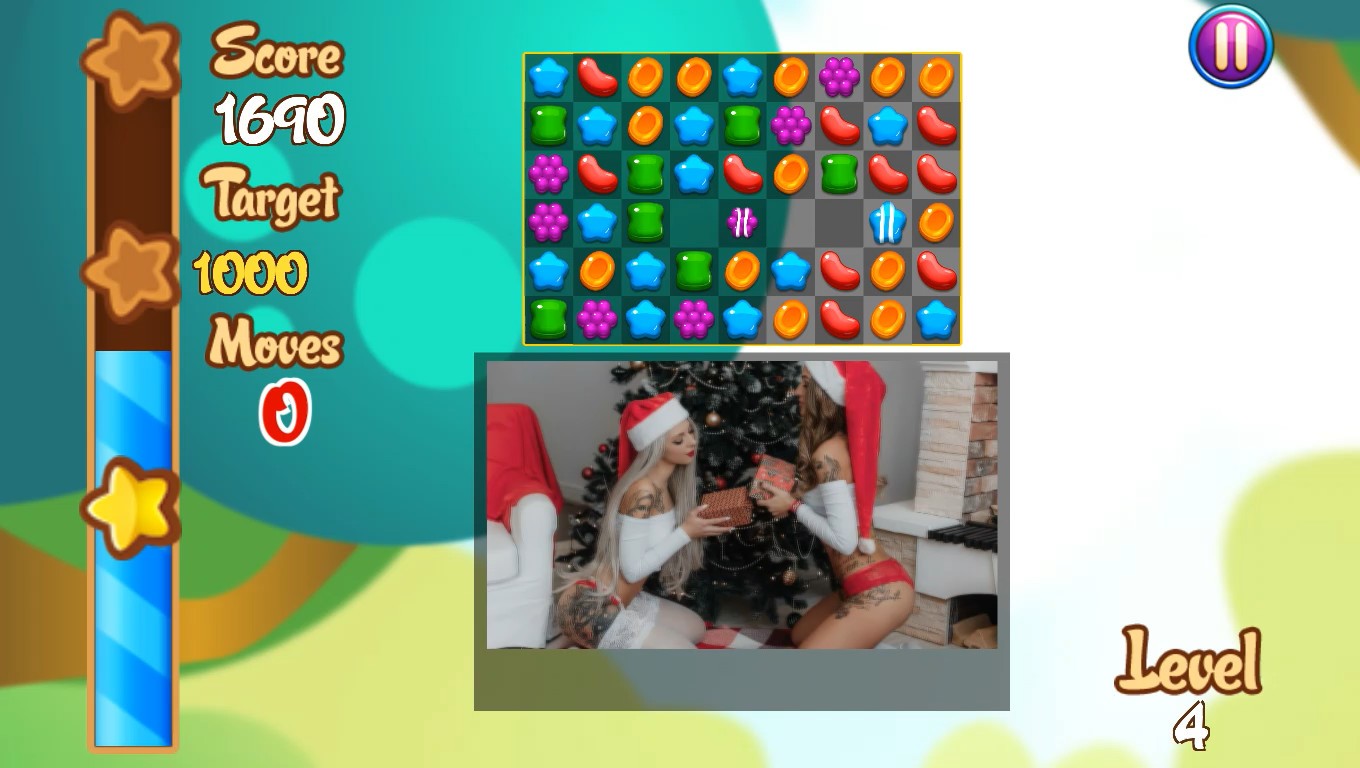 Erotic girls match 3