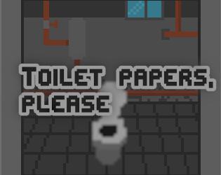 Toilet papers, please.