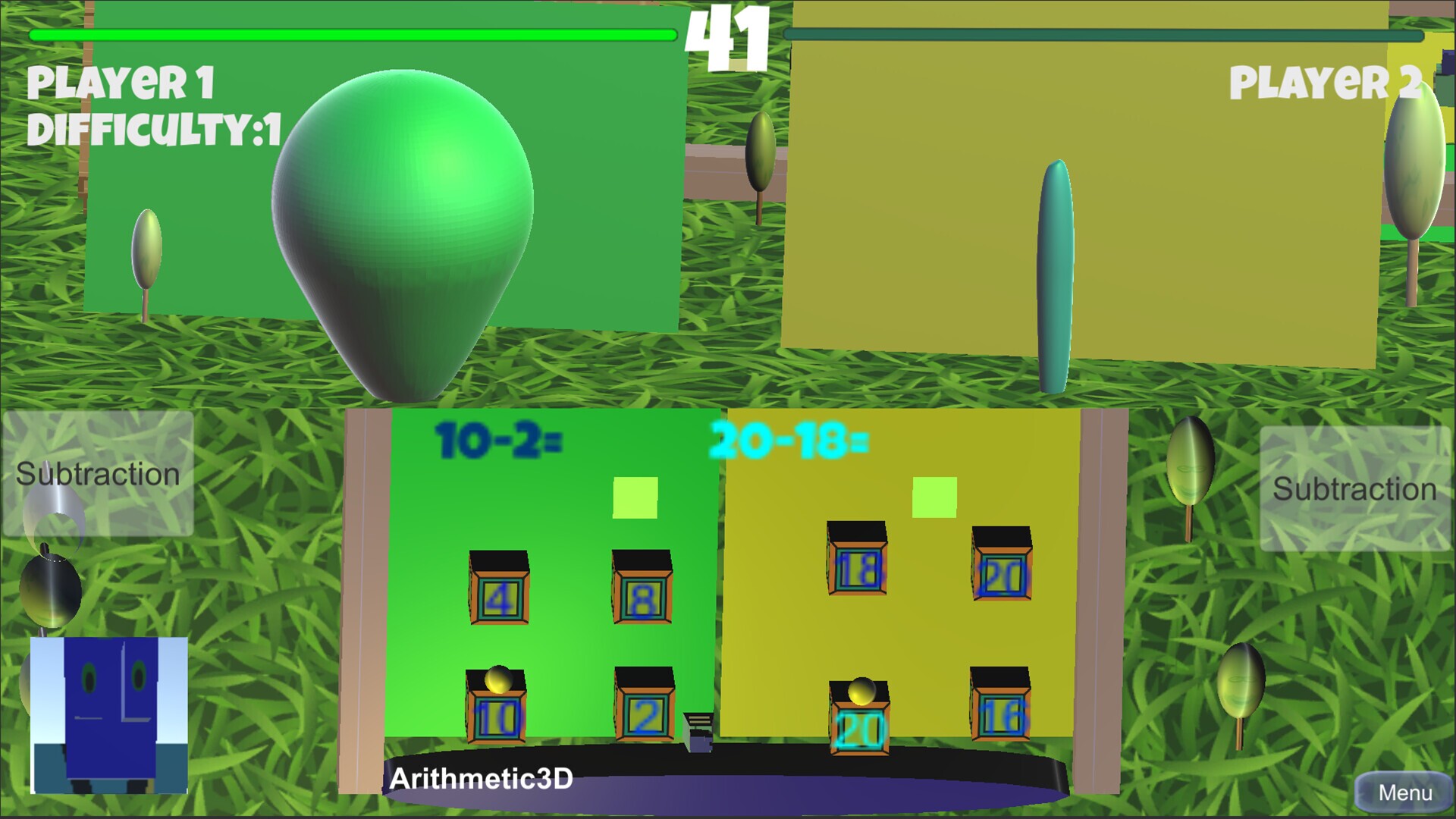 Math Party Fezgugel gameplay visual
