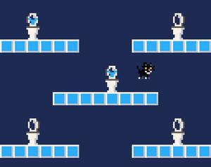 Cat Flushing a Toilet