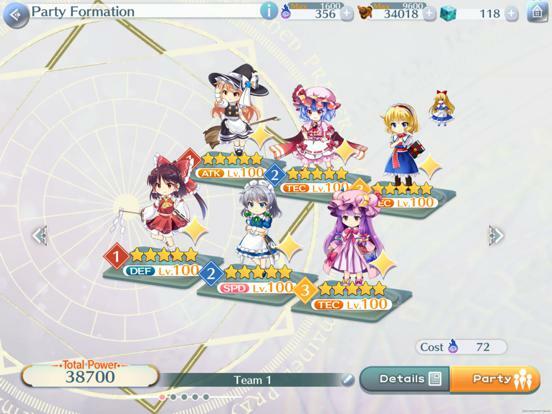 Touhou LostWord screenshot