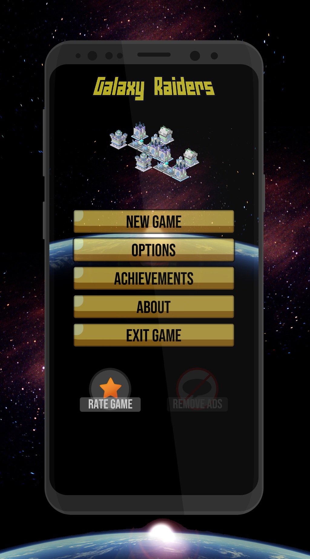 Galaxy Raiders Cards - offline space card game