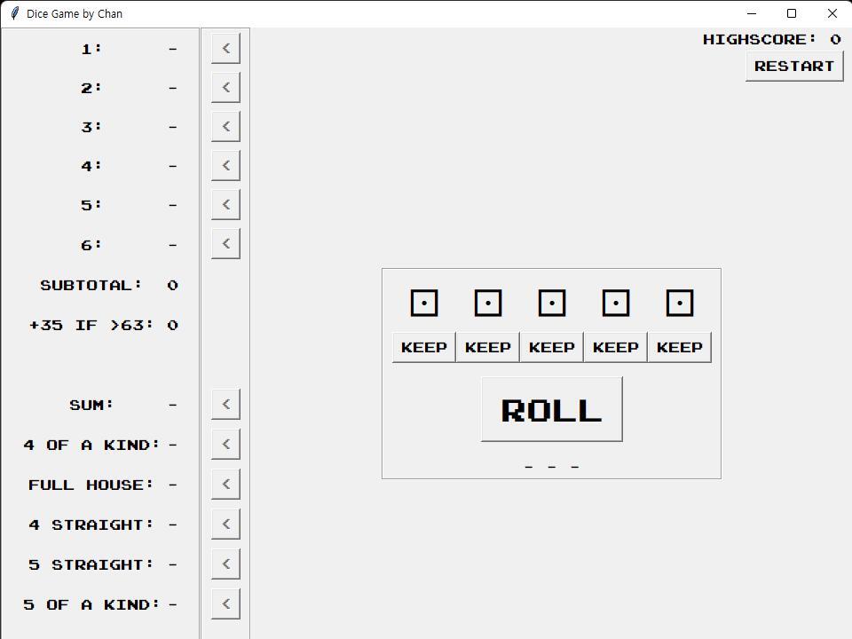 Dice Game (itch) (bloody7up)