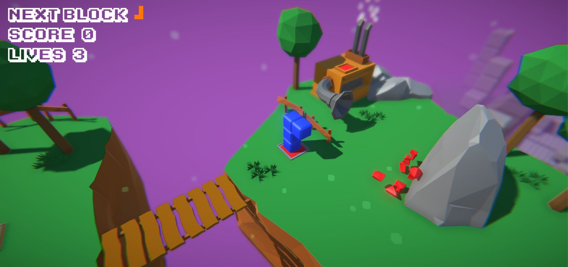 A journey of the block WebGL