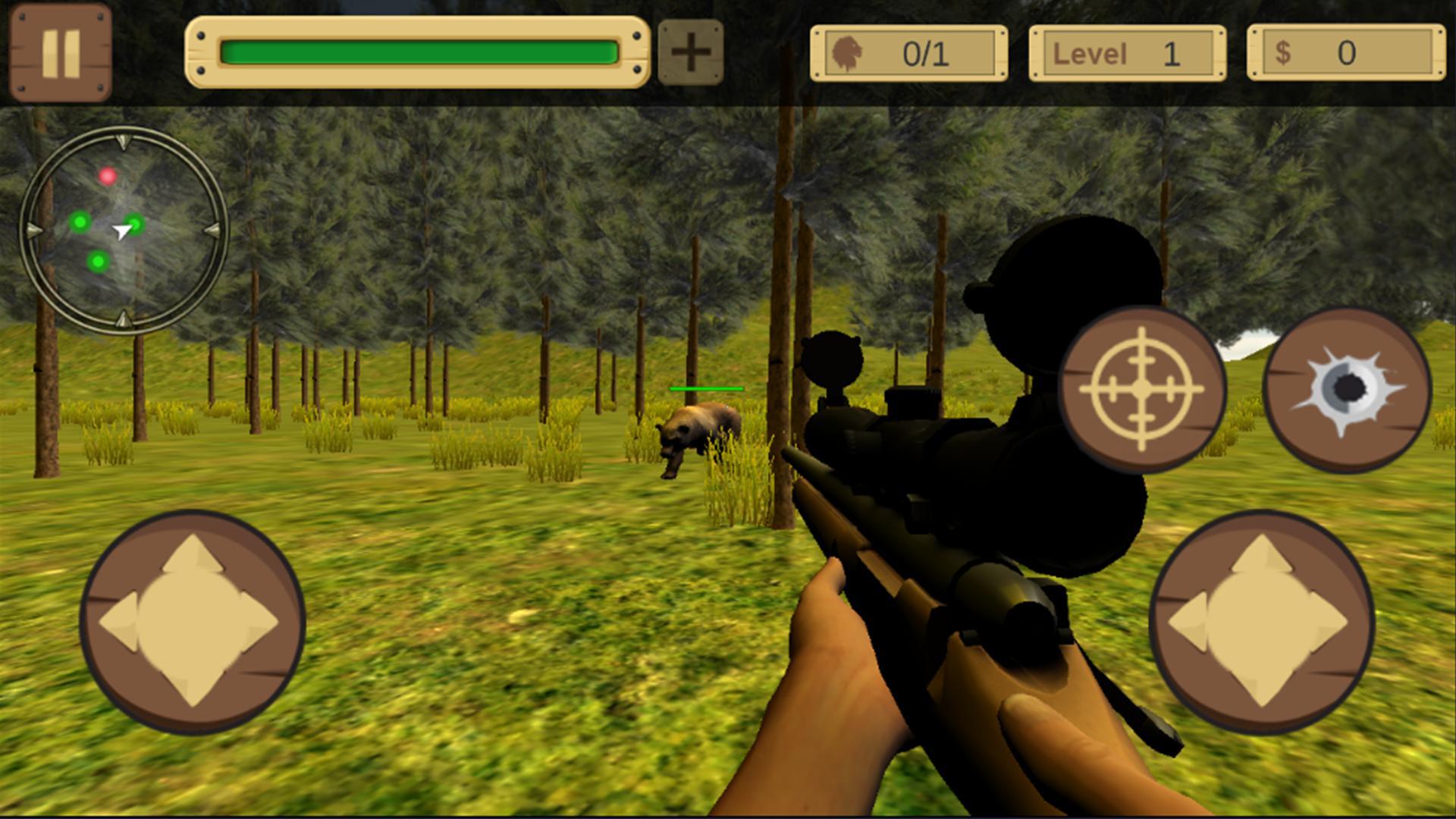 Lion Hunting in Jungle