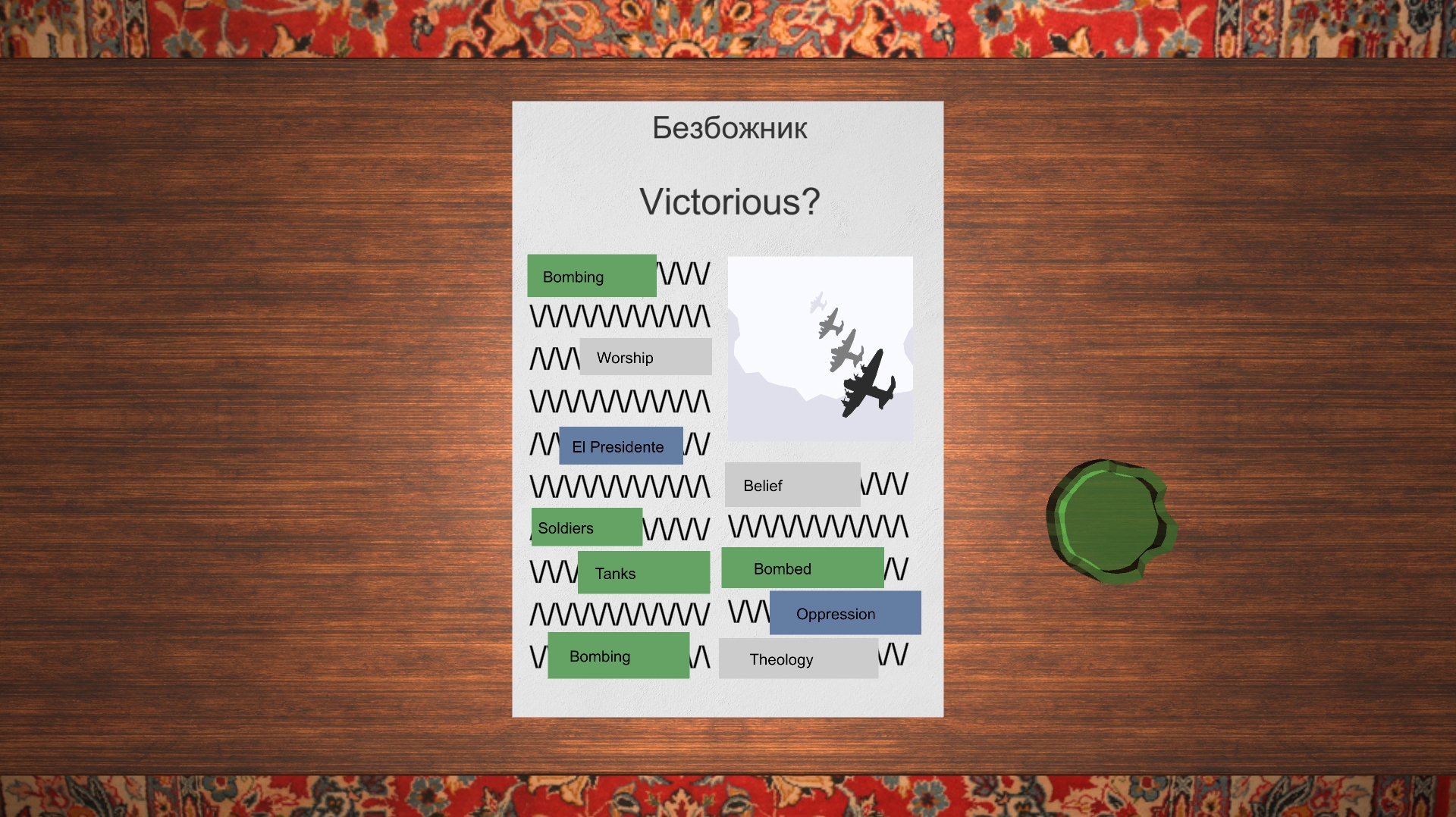 Misinformation - Underground "Game Jam" 2020