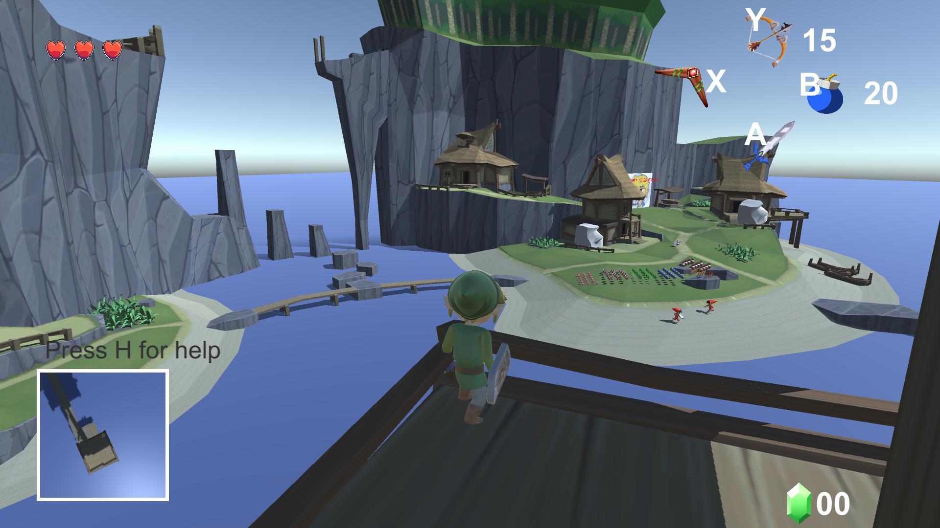Legend of Lonk: Windwaker remade in Unity