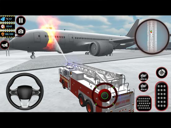 Airport Fire Truck Simulation