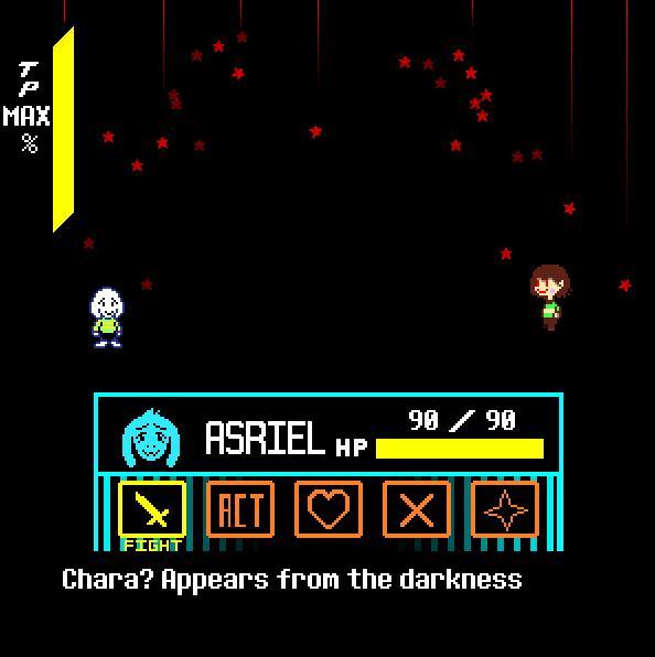 Deltarune Gamerune Chara Dreemurr Battle (Demo)