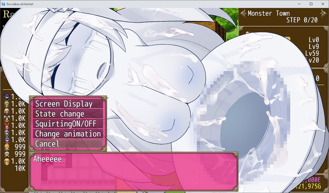 Succubus Alchemist: Transformation, Orgasming Hell