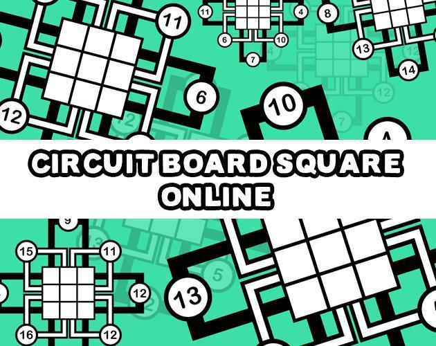 Square io. Puzzle circuit.