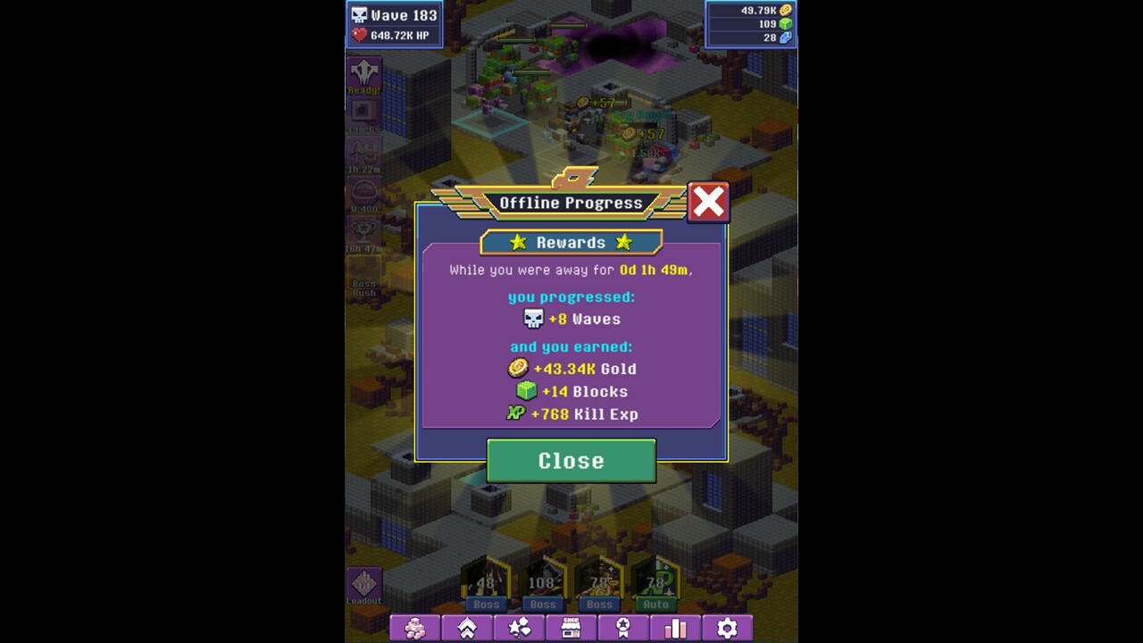 Idle TD: Heroes vs Zombies