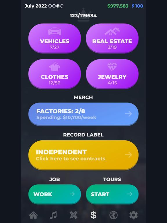 RAPSTAR - Rapper Simulator screenshot