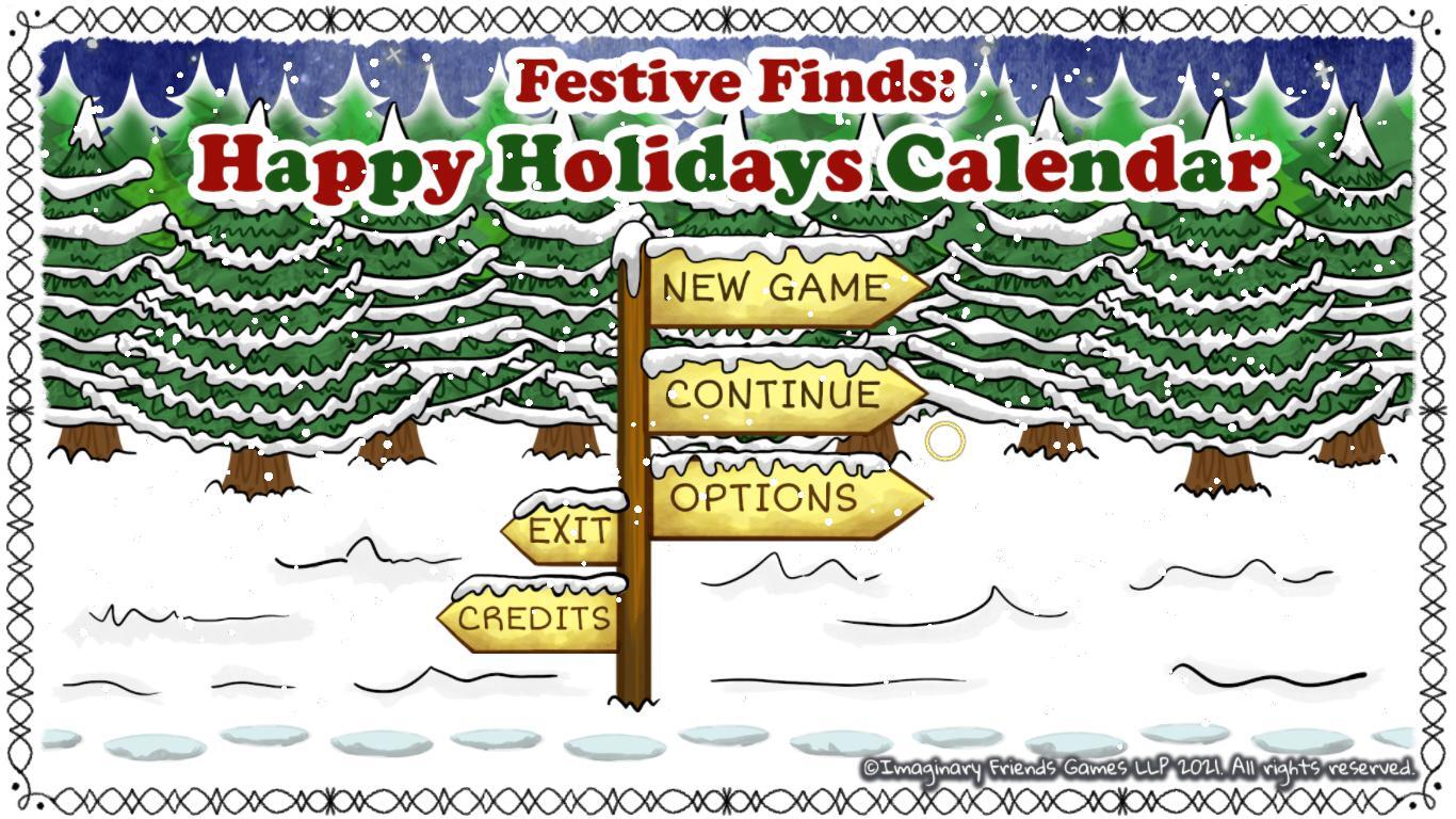 Festive Finds: Happy Holidays Calendar