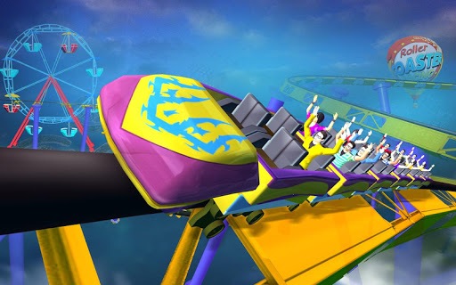 Roller Coaster Racing 3D 2 player
