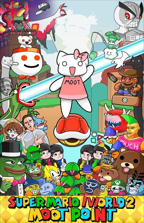 Super Mario /v/orld 2: Moot Point