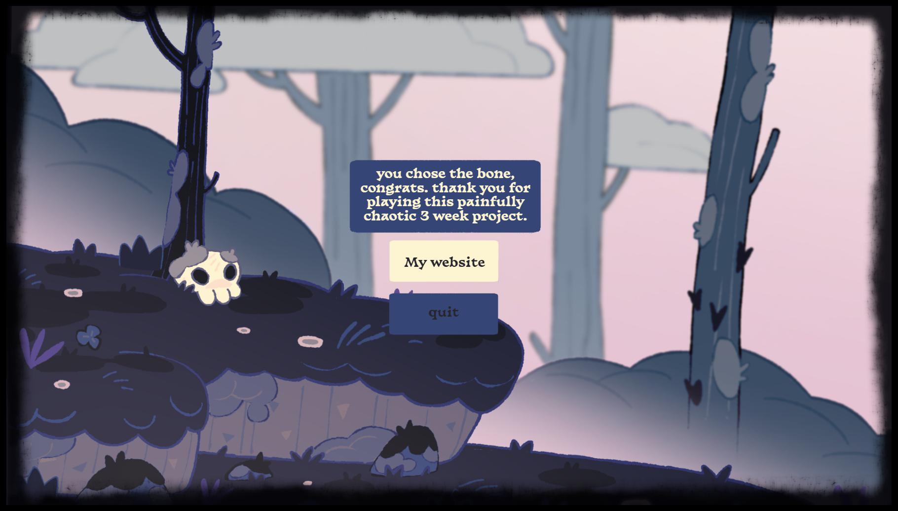 When I die (3 week first solo dev project)