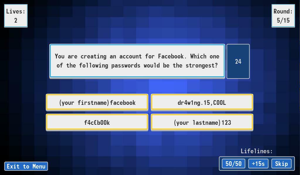 Who wants to be a security expert?