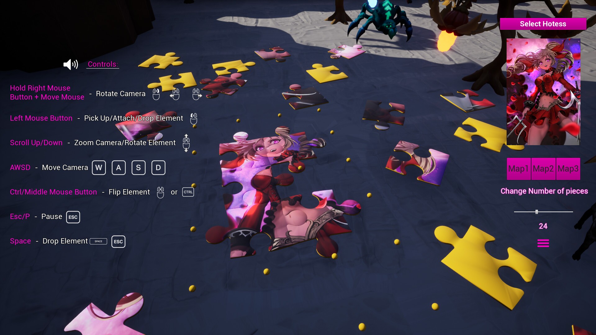 Anime Fantasy Jigsaw Puzzle 3D