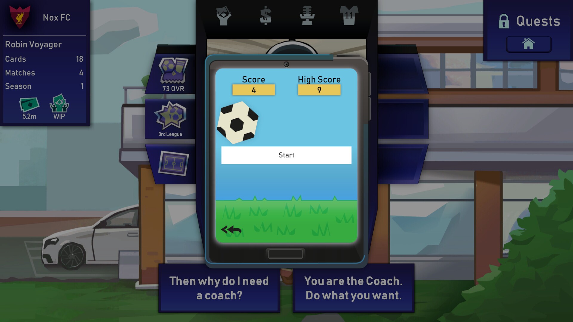 Regista: Reign Your Football Club