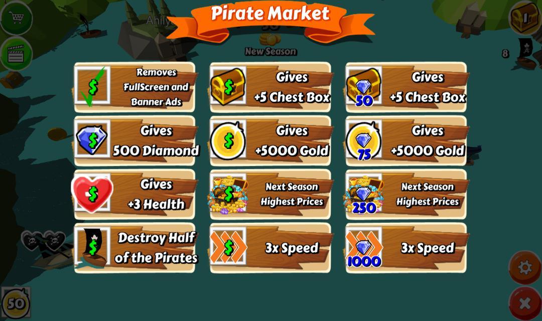 Sea Treasure - Pirate Run