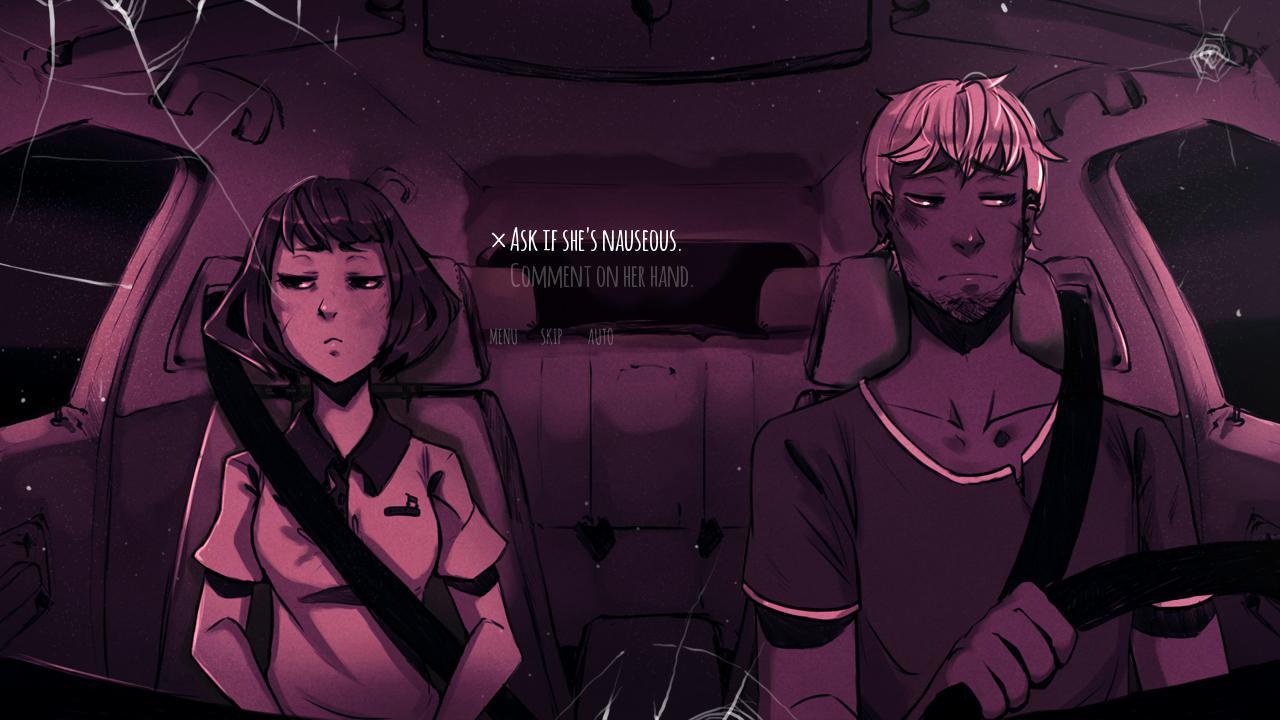 The Shadows That Run Alongside Our Car