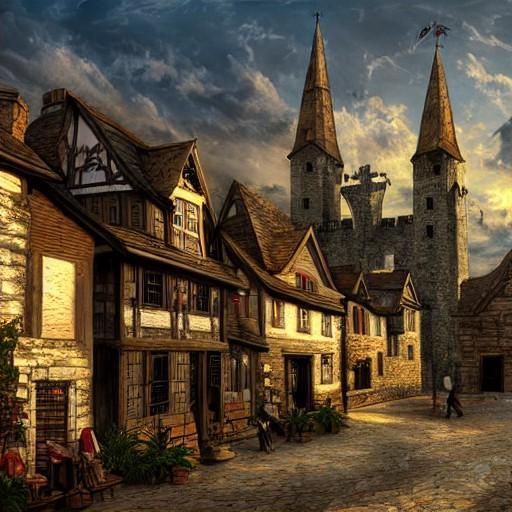 Medieval Town Backgrounds