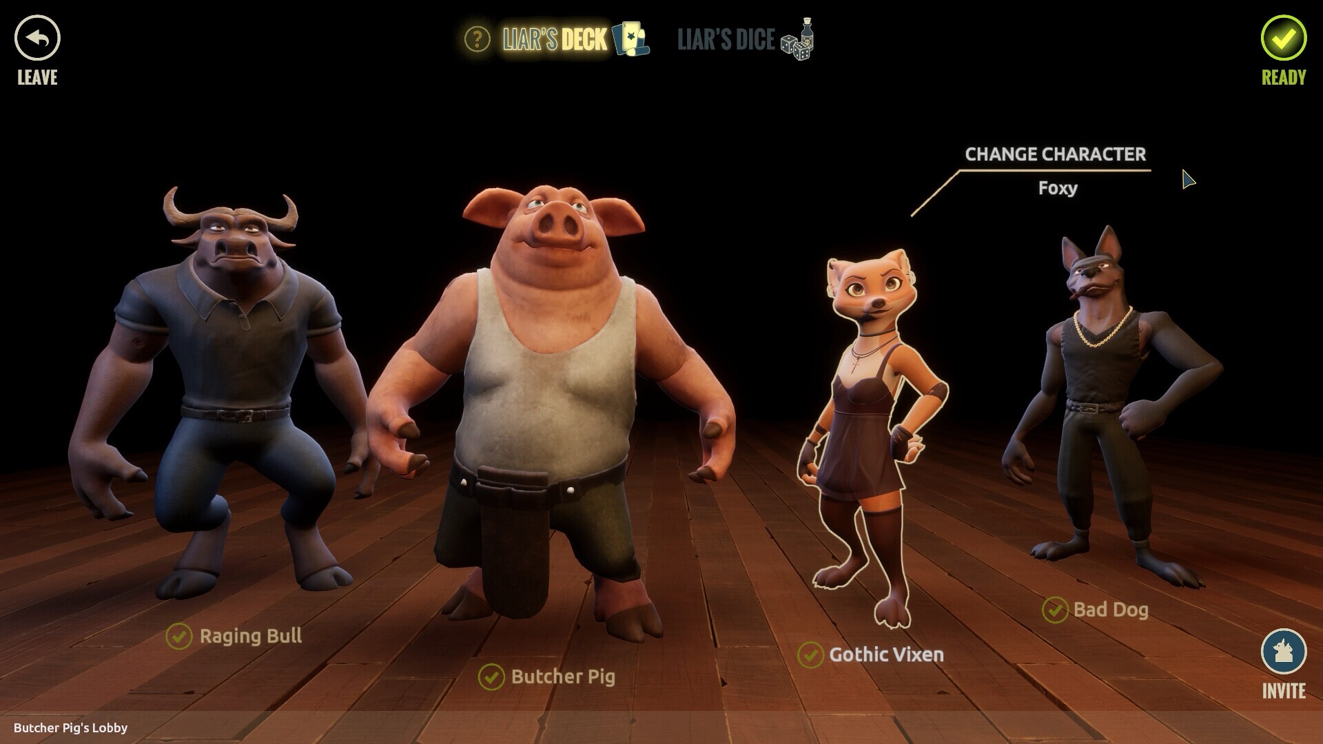 Liar's Bar Steam Account